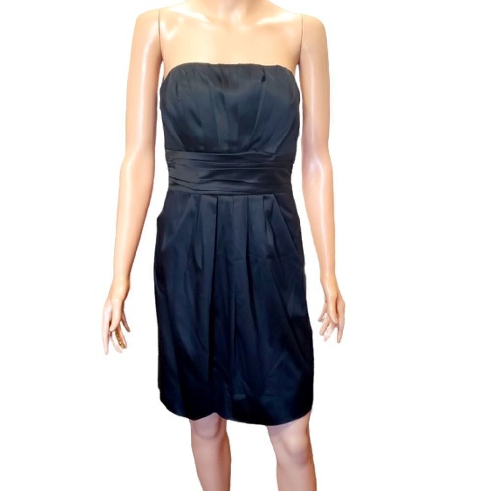 Dusk Black Strapless Cocktail Dress Sz 4